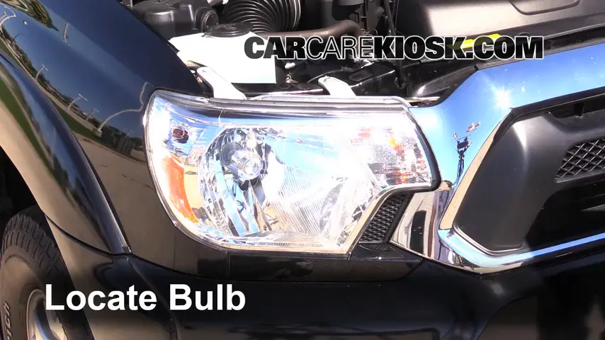 2013 Toyota Tacoma 4.0L V6 Crew Cab Pickup Lights Turn Signal - Front (replace bulb)